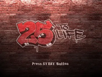 25 To Life (USA) screen shot title